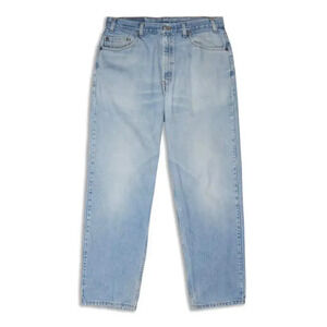 Levi's Women's Plus Size 24W 414 Relaxed‎ Straight Leg Mid Rise Blue Jeans